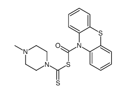 S-(4-methylpiperazine-1-carbothioyl) phenothiazine-10-carbothioate结构式