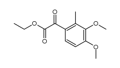 ethyl 2-(3,4-dimethoxy-2-methylphenyl)-2-oxoacetate结构式