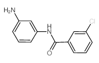 N-(3-Aminophenyl)-3-chlorobenzamide Structure