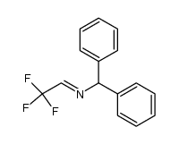 1,1-diphenyl-N-(2,2,2-trifluoroethylidene)methanamine结构式