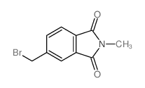 5-(bromomethyl)-2-methyl-isoindole-1,3-dione Structure