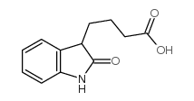 4-(2-oxo-2,3-dihydro-1h-indol-3-yl)butanoic acid structure