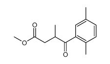 3-(2,5-Dimethylbenzoyl)butyric acid methyl ester Structure