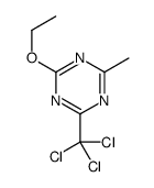 2-ethoxy-4-methyl-6-(trichloromethyl)-1,3,5-triazine Structure