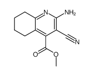 methyl 2-amino-3-cyano-5,6-tetramethylene-4-pyridinecarboxylate Structure