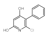 2-氯-4,6-二羟基-3-苯基吡啶结构式