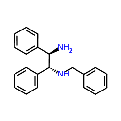 (1R,2R)- 1,2-diphenyl-N-(phenylmethyl)-1,2-Ethanediamine结构式