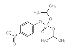 Phosphoric acid,bis(1-methylethyl) 4-nitrophenyl ester结构式