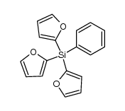 tri-furan-2-yl-phenyl-silane结构式