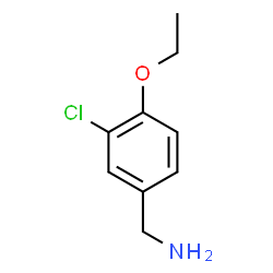 3-CHLORO-4-ETHOXY-BENZENEMETHANAMINE Structure