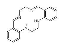 7,8,15,16,17,18-Hexahydrodibenzo(e,m)(1,4,8,11)tetraazacyclotetradecine Structure