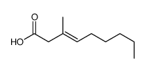 (E)-3-methylnon-3-enoic acid结构式