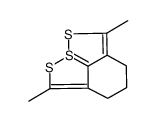 1,4-dimethyl-6,7-dihydro-5H-2,2al4,3-trithiacyclopenta[hi]indene结构式