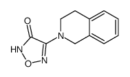 4-(3,4-dihydro-1H-isoquinolin-2-yl)-1,2,5-oxadiazol-3-one结构式