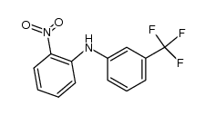 2-Nitro-N-(3'-trifluoromethylphenyl)aniline Structure
