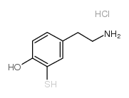 3-mercaptotyramine, hydrochloride Structure