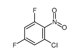 1-chloro-3,5-difluoro-2-nitrobenzene structure