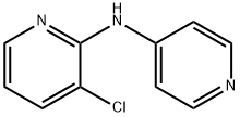 3-chloro-N-pyridin-4-ylpyridin-2-amine结构式