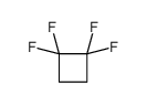 1,1,2,2-tetrafluoro-Cyclobutane Structure