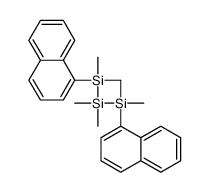 bis[dimethyl(naphthalen-1-yl)silyl]-dimethylsilane Structure