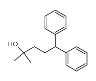 2-methyl-5,5-diphenyl-2-pentanol结构式