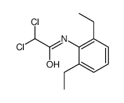 2,2-dichloro-N-(2,6-diethylphenyl)acetamide结构式
