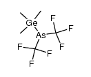 Trimethylgermanyl-bis-(trifluormethyl)-arsin Structure