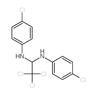 2,2,2-Trichloro-N~1~,N~1~-bis(4-chlorophenyl)-1,1-ethanediamine结构式