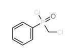 Phosphinochloridicacid, P-(chloromethyl)-P-phenyl- structure