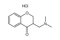 3-((dimethylamino)methyl)chroman-4-one hydrochloride Structure