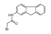 2-bromo-N-(9H-fluoren-2-yl)acetamide结构式