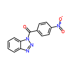 1-(4-Nitrobenzoyl)-1H-1,2,3-benzotriazole结构式