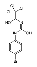 1-(4-bromophenyl)-3-(2,2,2-trichloro-1-hydroxyethyl)urea结构式