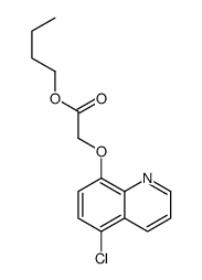 butyl 2-(5-chloroquinolin-8-yl)oxyacetate结构式