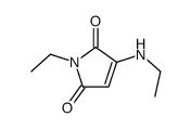1-Ethyl-3-(ethylamino)-1H-pyrrole-2,5-dione Structure