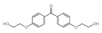 Methanone,bis[4-(2-hydroxyethoxy)phenyl]- structure