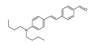 4-[2-[4-(dibutylamino)phenyl]ethenyl]benzaldehyde Structure