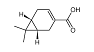 (1S,6R)-7,7-Dimethylbicyclo[4.1.0]hept-3-ene-3-carboxylic acid structure