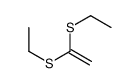 1,1-bis(ethylsulfanyl)ethene Structure