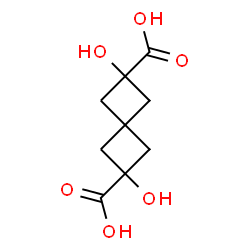 Spiro[3.3]heptane-2,6-dicarboxylic acid, 2,6-dihydroxy- (9CI) structure