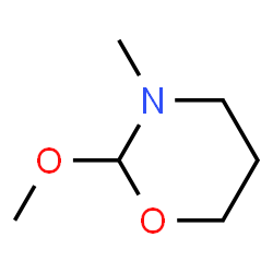 2H-1,3-Oxazine,tetrahydro-2-methoxy-3-methyl-(9CI) structure