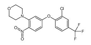 4-[5-[2-chloro-4-(trifluoromethyl)phenoxy]-2-nitrophenyl]morpholine Structure
