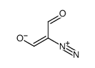2-diazonio-3-oxoprop-1-en-1-olate Structure
