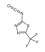 2-isocyanato-5-(trifluoromethyl)-1,3,4-thiadiazole Structure