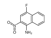 4-Fluoro-2-nitro-1-naphthylamine结构式