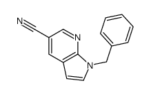 1-Benzyl-1H-pyrrolo[2,3-b]pyridine-5-carbonitrile Structure