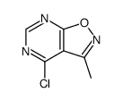 4-chloro-3-methylisoxazolo[5,4-d]pyrimidine Structure