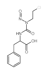 DL-Phenylalanine, N-[[(2-chloroethyl)nitrosoamino] carbonyl]- structure