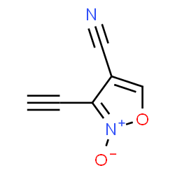 4-Isoxazolecarbonitrile, 3-ethynyl-, N-oxide (9CI)结构式