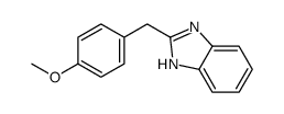 2-[(4-Methoxyphenyl)methyl]-1H-1,3-benzodiazole Structure